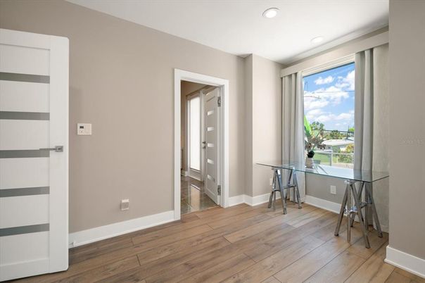 Interior, Recessed Lighting, Wood Texture Flooring