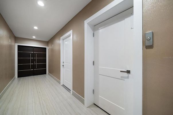 Elevator, Interior, Recessed Lighting