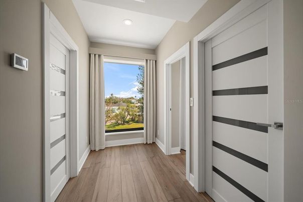 Interior, Recessed Lighting, Wood Texture Flooring
