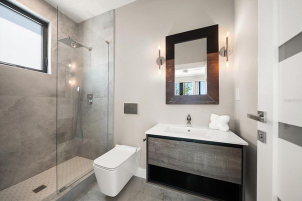 Bathroom, Glass Shower, Interior