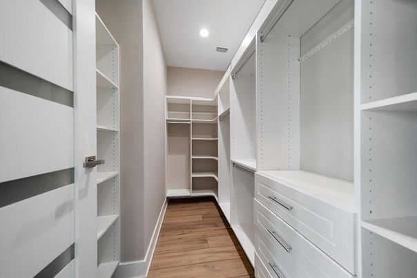 Interior, Recessed Lighting, Walk-in Closets, Wood Texture Flooring