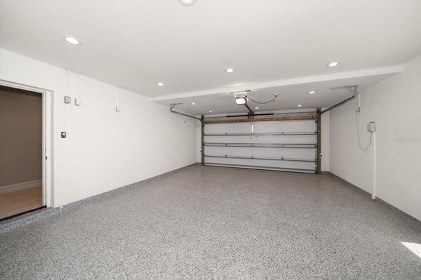 Garage, Interior, Recessed Lighting