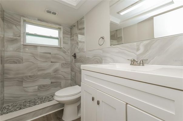 Bathroom, Interior, Wood Texture Flooring