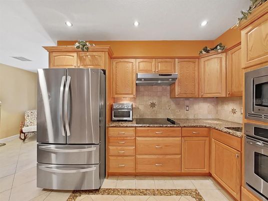 Interior, Kitchen, Recessed Lighting, Stainless Steel Appliances