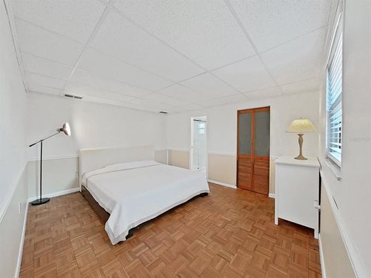 Bedroom, Interior, Wood Texture Flooring