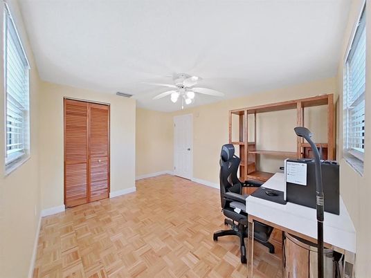 Home Office, Interior, Wood Texture Flooring