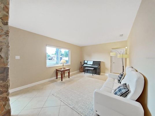 Interior, Living room, Piano