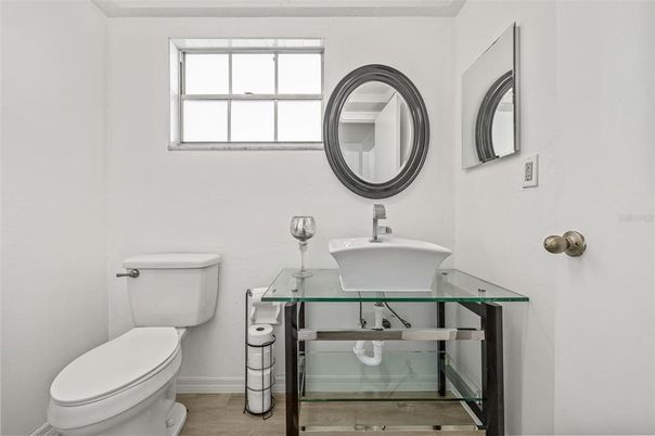 Bathroom, Interior, Wood Texture Flooring