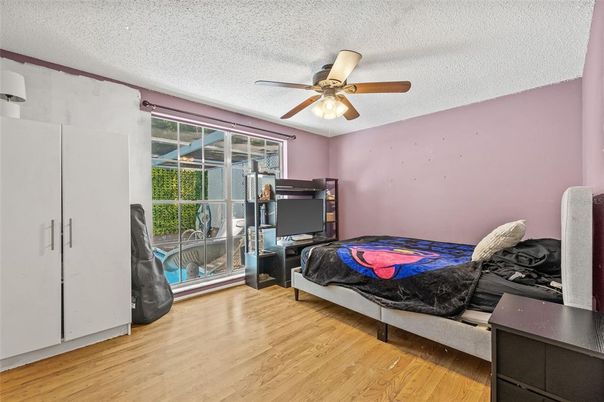 Bedroom, Interior, Wood Texture Flooring