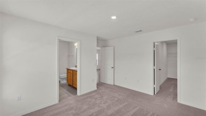 Bathroom, Empty room, Interior, Recessed Lighting