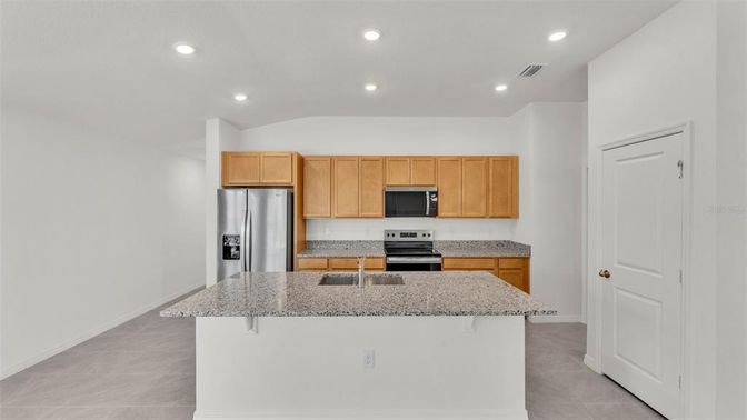 Interior, Kitchen, Recessed Lighting, Stainless Steel Appliances