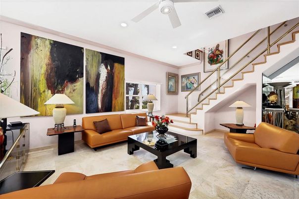 Interior, Living room, Recessed Lighting