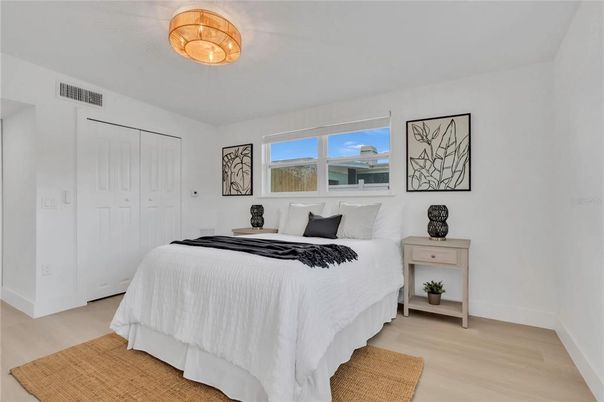 Bedroom, Interior, Wood Texture Flooring