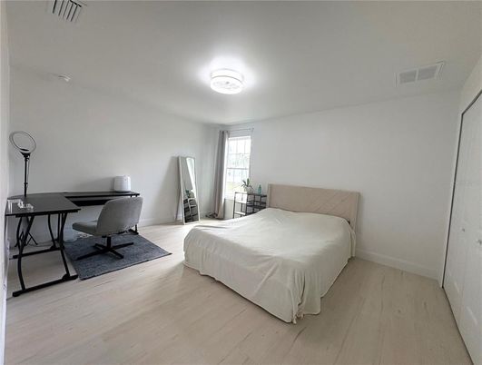 Bedroom, Home Office, Interior, Wood Texture Flooring