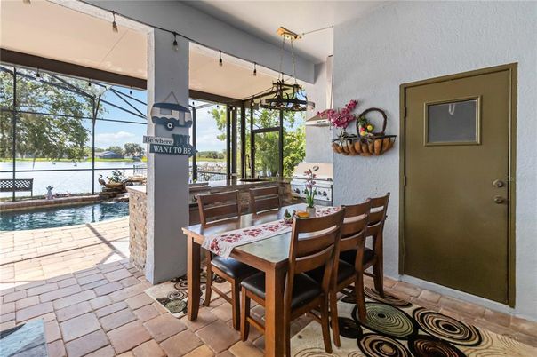 Dining room, Glass Ceilings, Interior, Pool, Sun Room
