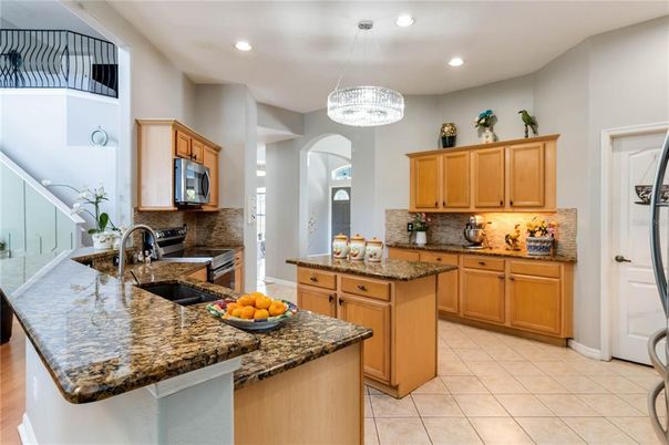 Interior, Kitchen, Pendant Lights, Recessed Lighting
