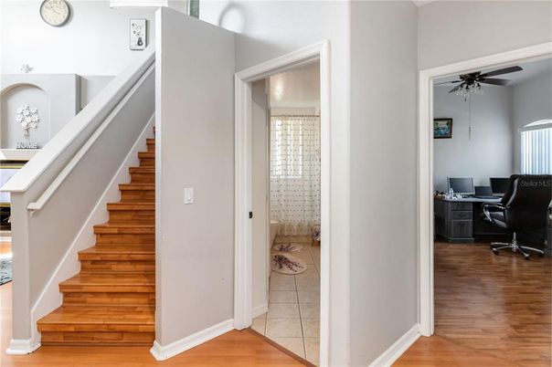 Home Office, Interior, Wood Texture Flooring