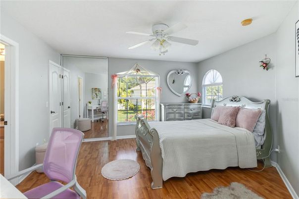 Bedroom, Interior, Wood Texture Flooring