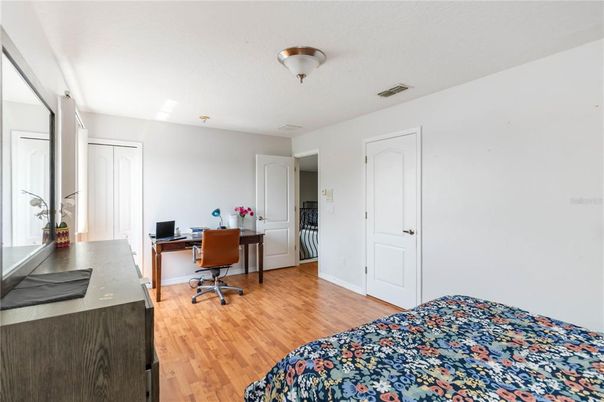 Bedroom, Home Office, Interior, Wood Texture Flooring