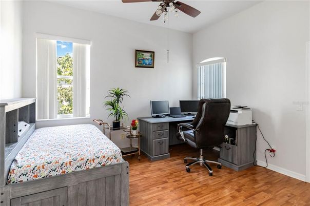 Bedroom, Home Office, Interior, Wood Texture Flooring