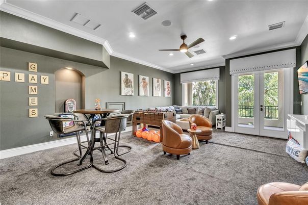 Dining room, Interior, Living room, Recessed Lighting