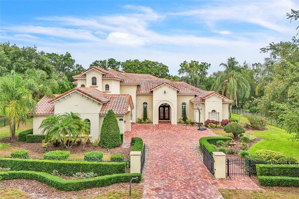 Backyard, Exterior, Facade, Spanish Mediterranean