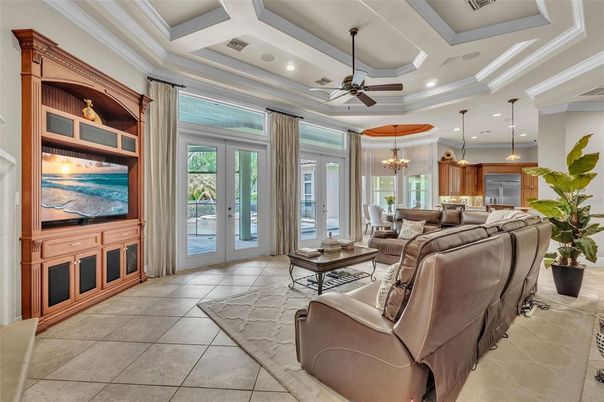 Dining room, Interior, Kitchen, Living room, Pendant Lights, Recessed Lighting
