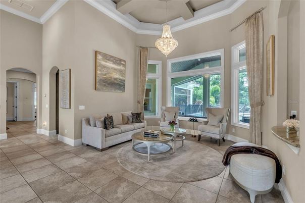 Chandelier, Interior, Living room