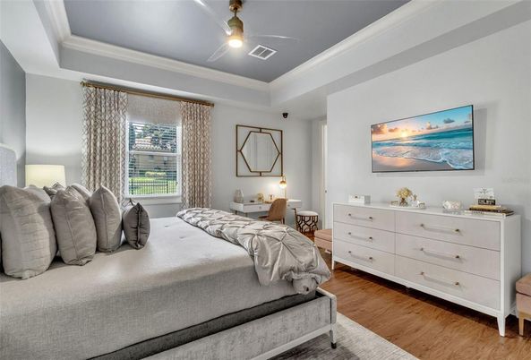 Bedroom, Interior, Wood Texture Flooring