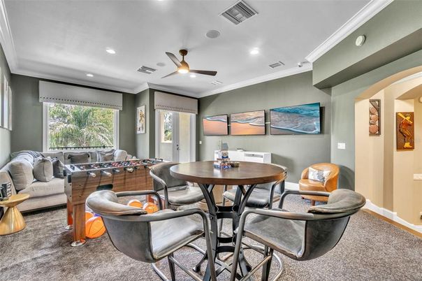 Dining room, Interior, Living room, Recessed Lighting
