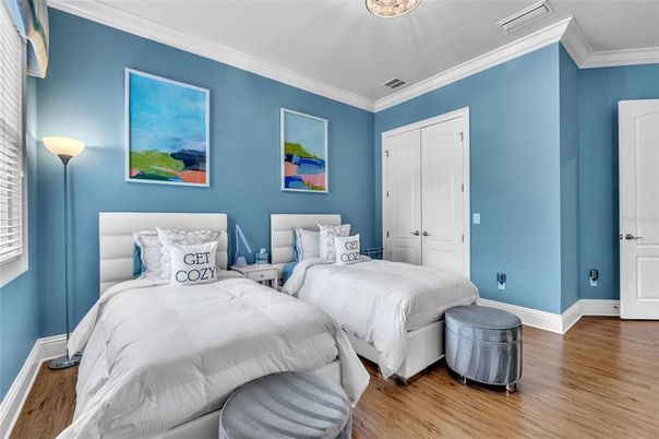 Bedroom, Interior, Wood Texture Flooring