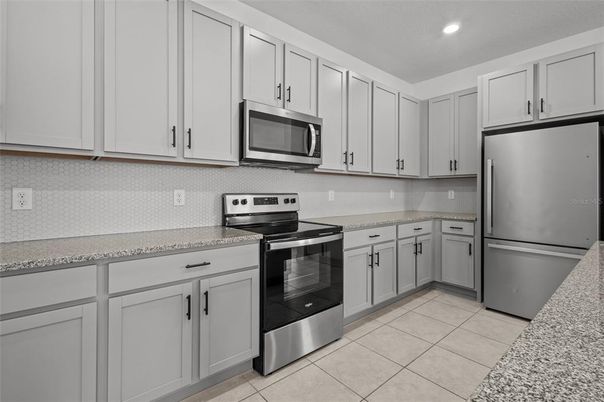 Interior, Kitchen, Recessed Lighting, Stainless Steel Appliances