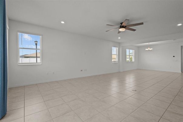 Chandelier, Empty room, Interior, Recessed Lighting