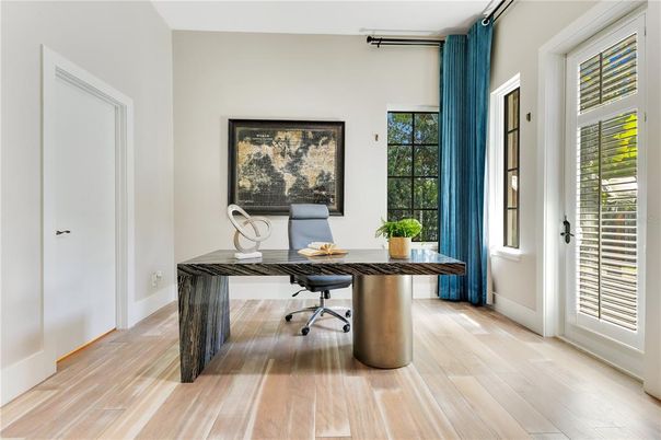 Home Office, Interior, Wood Texture Flooring
