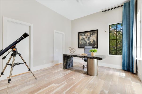 Home Office, Interior, Wood Texture Flooring