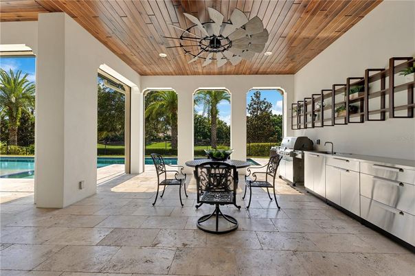 Exterior, Pool, Wooden Ceilings