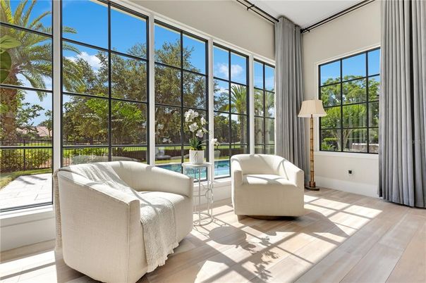 Interior, Sun Room, Wood Texture Flooring