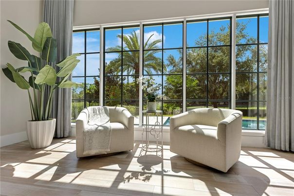 Interior, Sun Room, Wood Texture Flooring