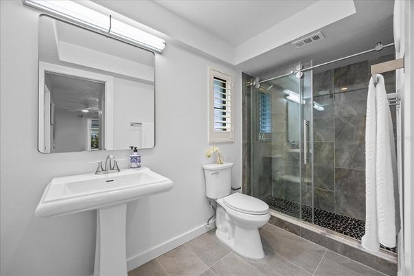 Bathroom, Glass Shower, Interior