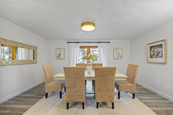 Dining room, Interior, Wood Texture Flooring