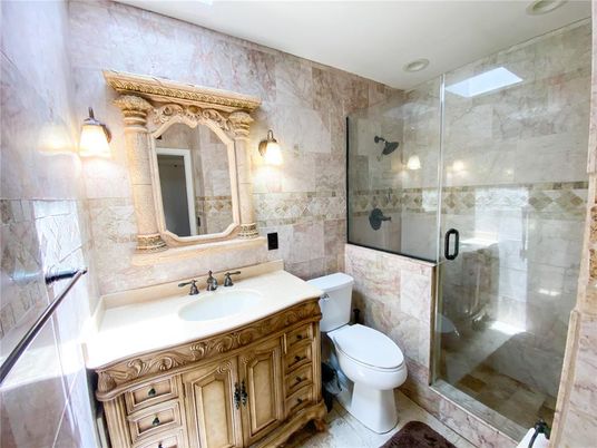 Bathroom, Glass Shower, Interior