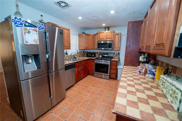 Interior, Kitchen, Recessed Lighting, Stainless Steel Appliances