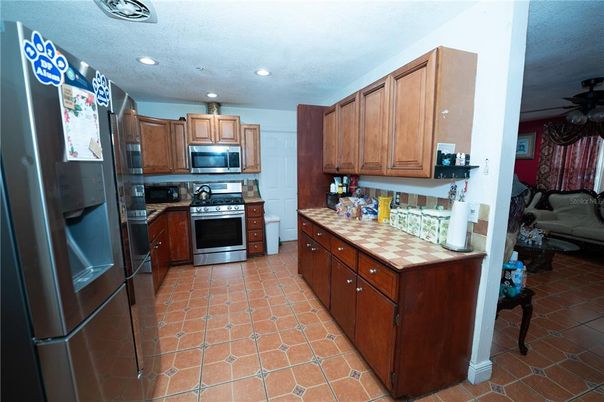 Interior, Kitchen, Recessed Lighting, Stainless Steel Appliances