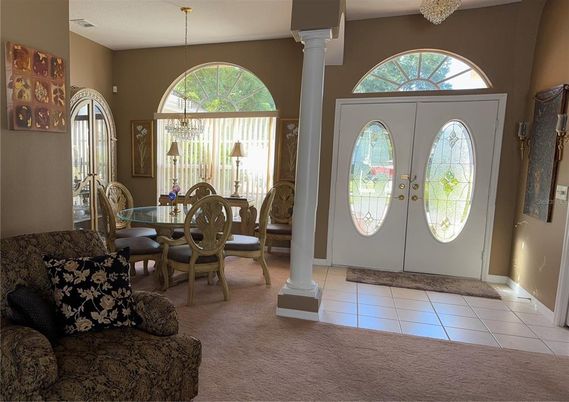 Dining room, Interior, Pendant Lights