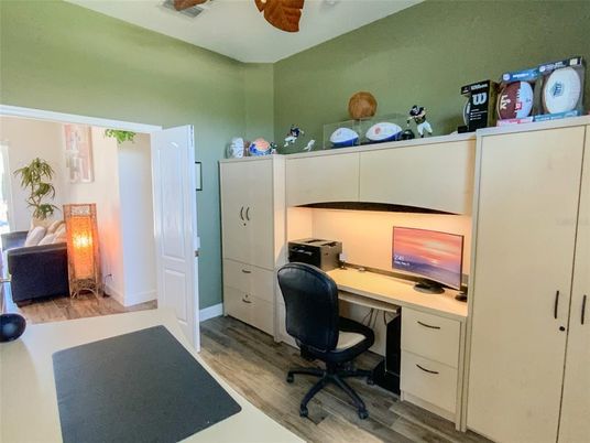 Home Office, Interior, Wood Texture Flooring