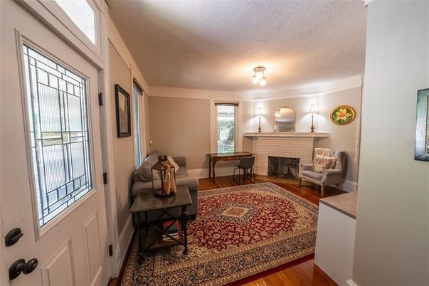 Fireplace, Interior, Wood Texture Flooring