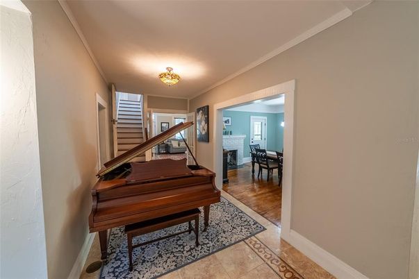 Fireplace, Interior, Piano, Wood Texture Flooring