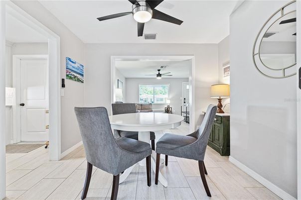 Dining room, Interior, Wood Texture Flooring