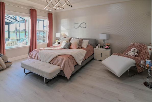 Bedroom, Interior, Wood Texture Flooring