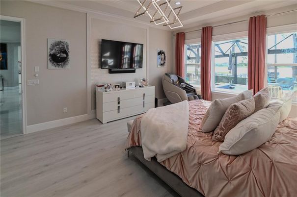 Bedroom, Interior, Wood Texture Flooring